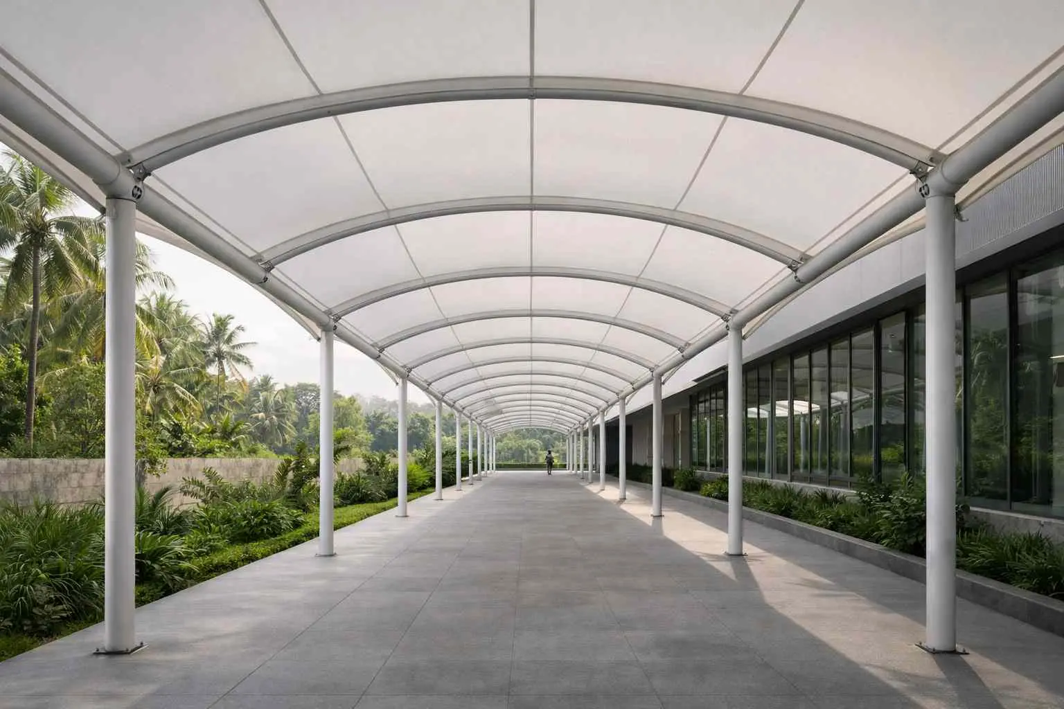 Tensile walkway canopy Calicut