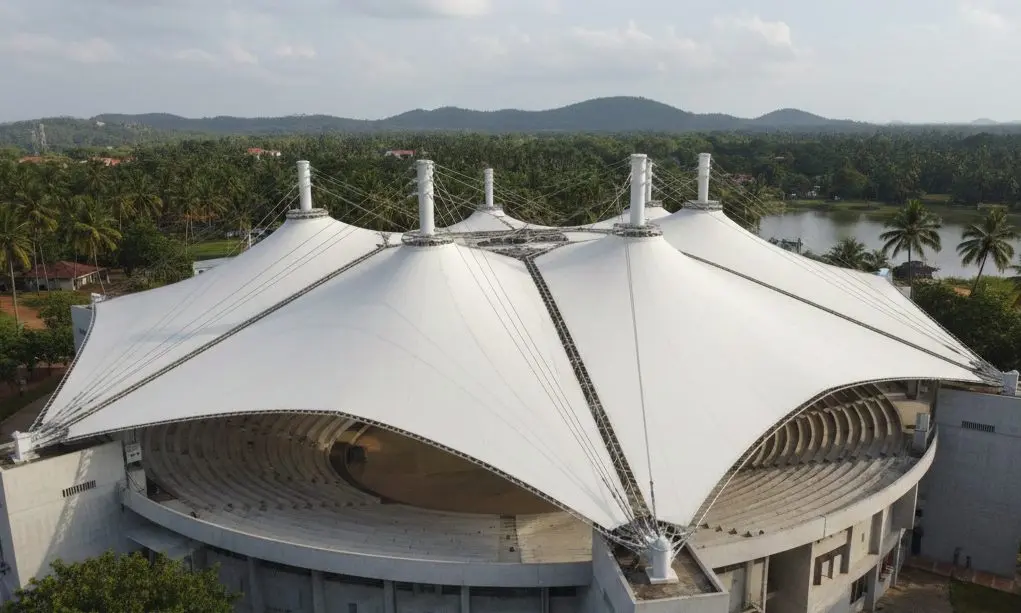 Auditorium roofing structure Kerala
